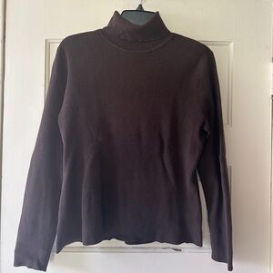 Style & Co. Chocolate Brown Turtleneck Sweater